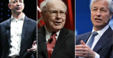 Bezos, Buffett, DImon
