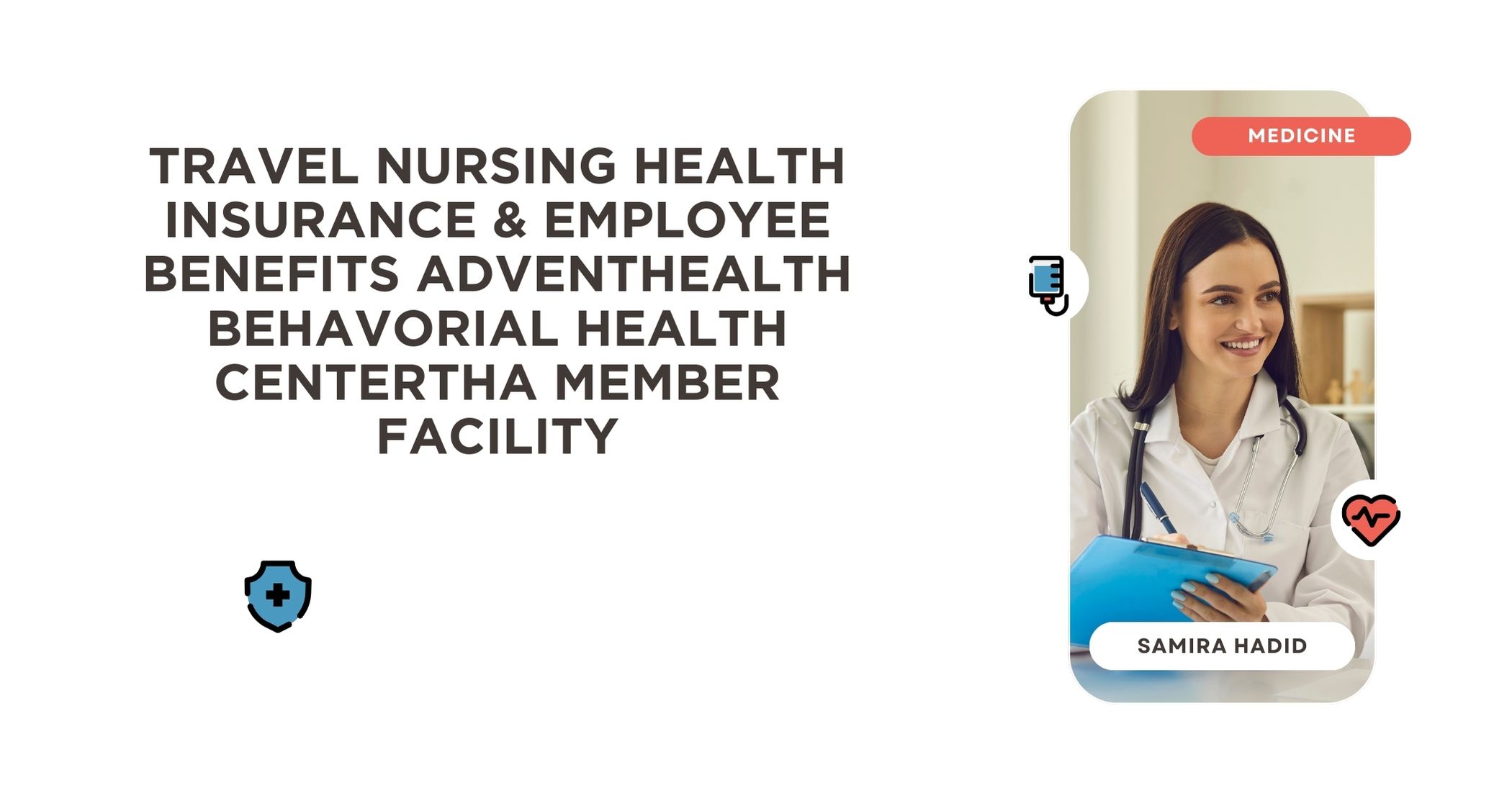 Travel Nursing Health Insurance & Employee Benefits Adventhealth Behavorial Health Centertha Member Facility